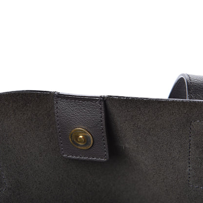 Saint Laurent Calfskin Large Shopping Tote Dark Grey 15 of 21