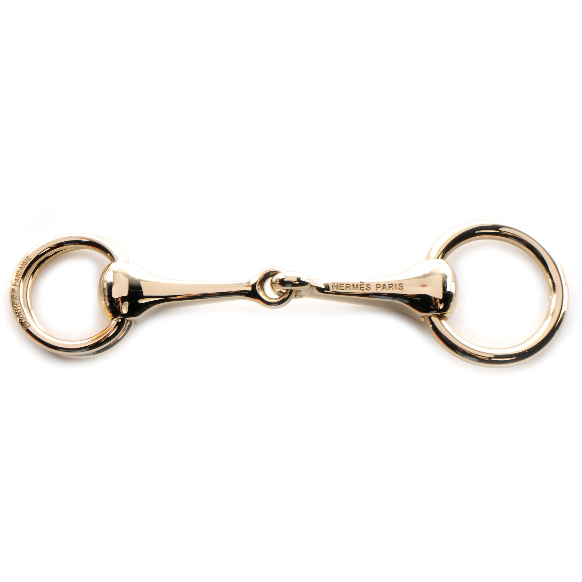 Hermes Permabrass Mors Scarf Ring Gold 1 of 5