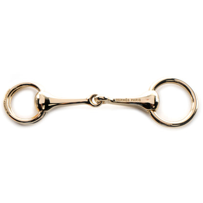 Hermes Permabrass Mors Scarf Ring Gold 1 of 5