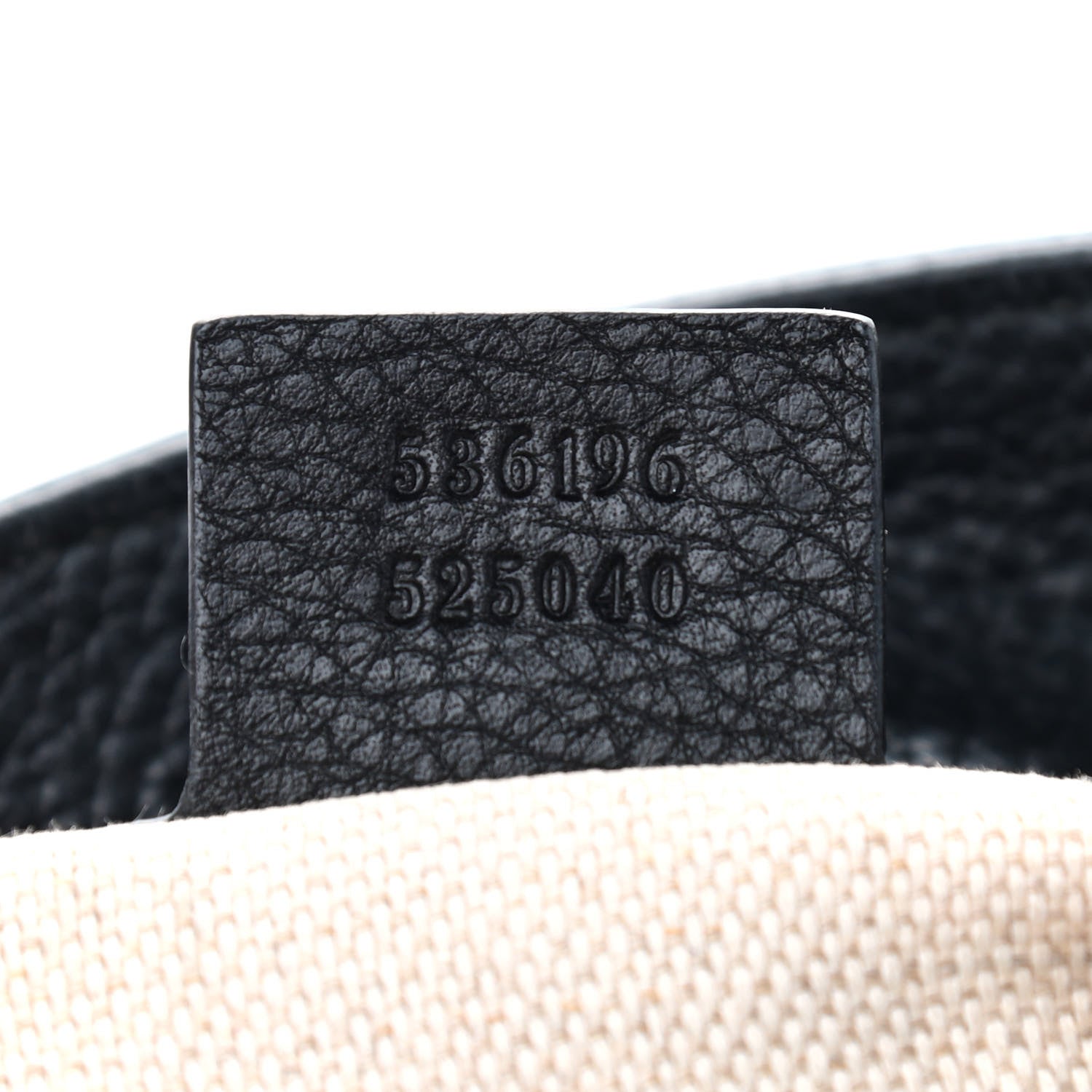 Gucci Pebbled Calfskin Medium Soho Chain Shoulder Bag Black 7 of 9