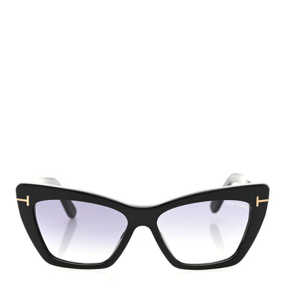 Tom Ford Acetate Wyatt Sunglasses TF87 Black 2 of 8