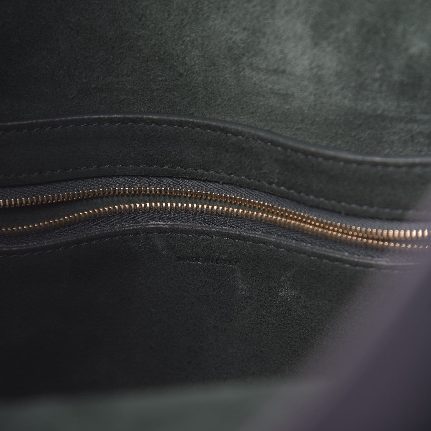 Soft Grained Calfskin Sangle Bucket Bag Amazone