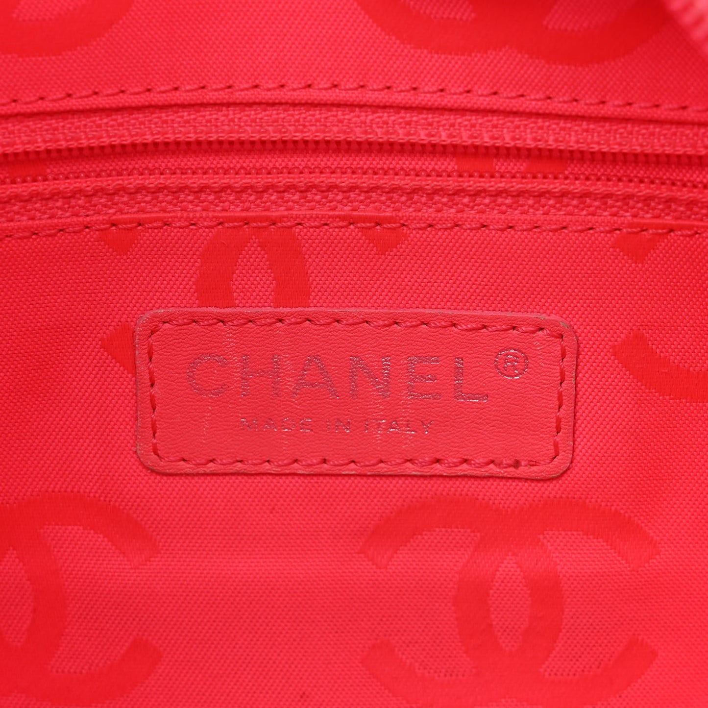 Calfskin Quilted Large Cambon Tote Black