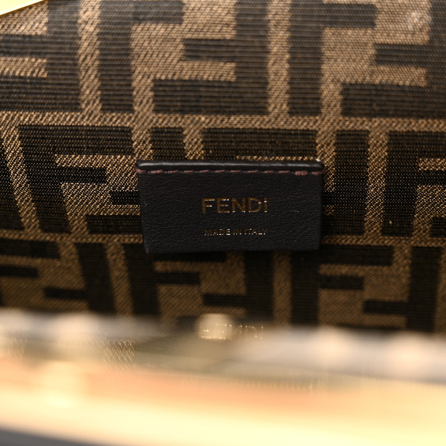 Fendi Shiny Nappa Small Fendi First Black 6 of 13