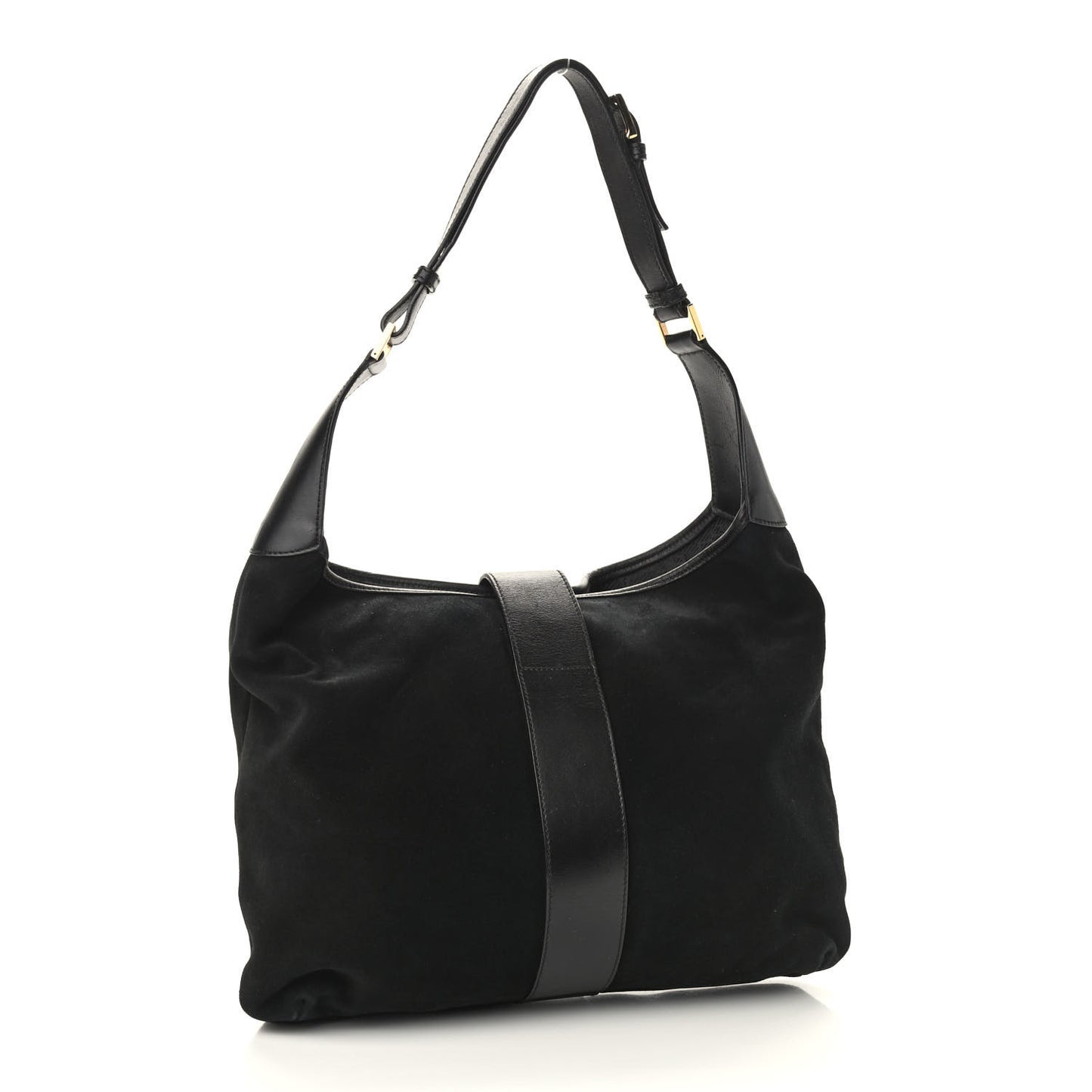 Suede Dionysus Hobo Black