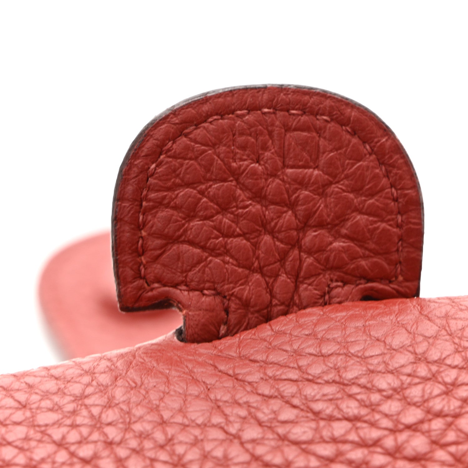 Hermes Taurillon Clemence EVELYNE III GM Rouge Venetian 7 of 12