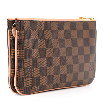 Louis Vuitton Damier Ebene Double Zip Pochette 2 of 11