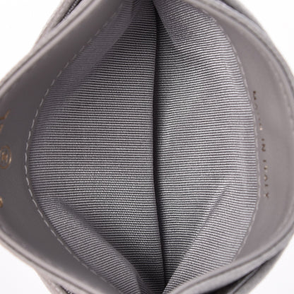 Chanel Caviar Quilted Boy Card Holder Grey 5 of 8