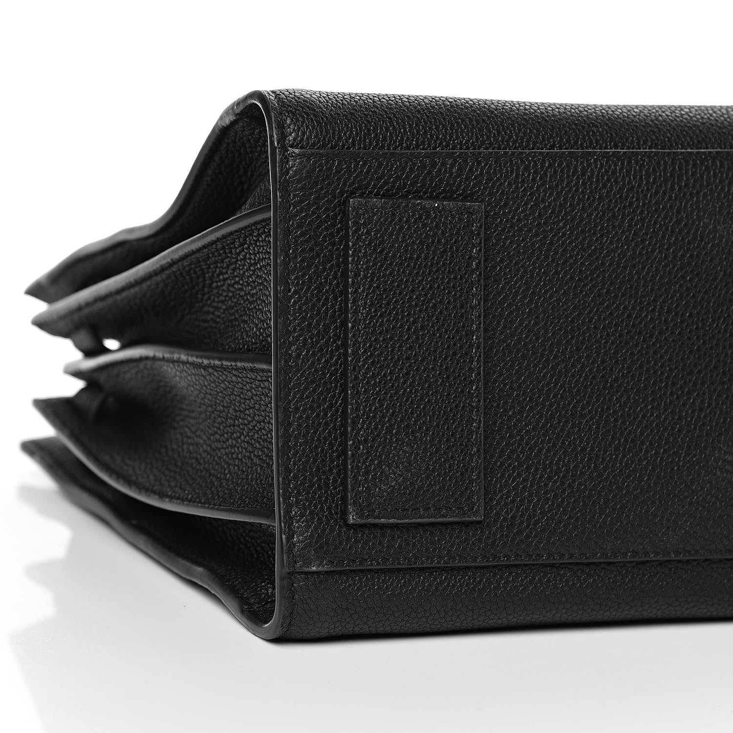 Saint Laurent Grained Calfskin Small Supple Sac De Jour Black 7 of 11