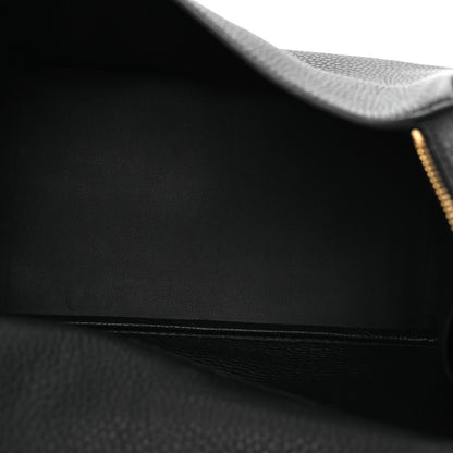 Hermes Taurillon Clemence Lindy 30 Black 5 of 11