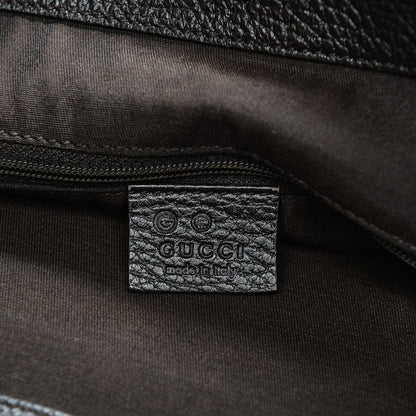 Gucci Canvas Britt Tote Dark Brown 6 of 9
