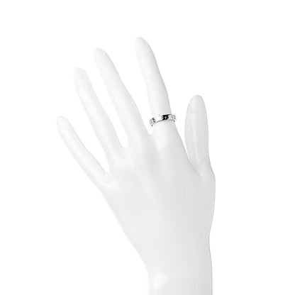 Cartier 18K White Gold 3.5mm LOVE Wedding Band Ring 50 5.25 2 of 5