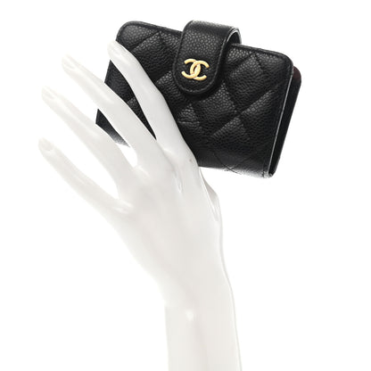 Chanel Caviar Quilted Gusseted Card Holder Black 2 of 7