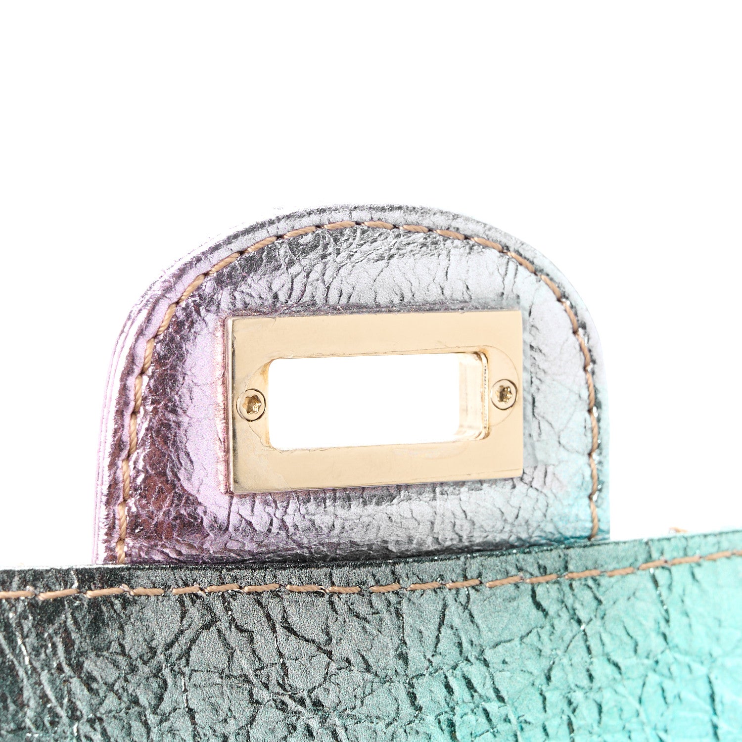 Chanel Metallic Goatskin Quilted Mini 2.55 Reissue Flap Multicolor 12 of 12