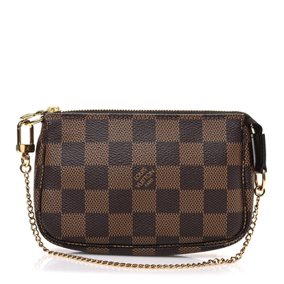 Louis Vuitton Damier Ebene Mini Pochette Accessories 1 of 10