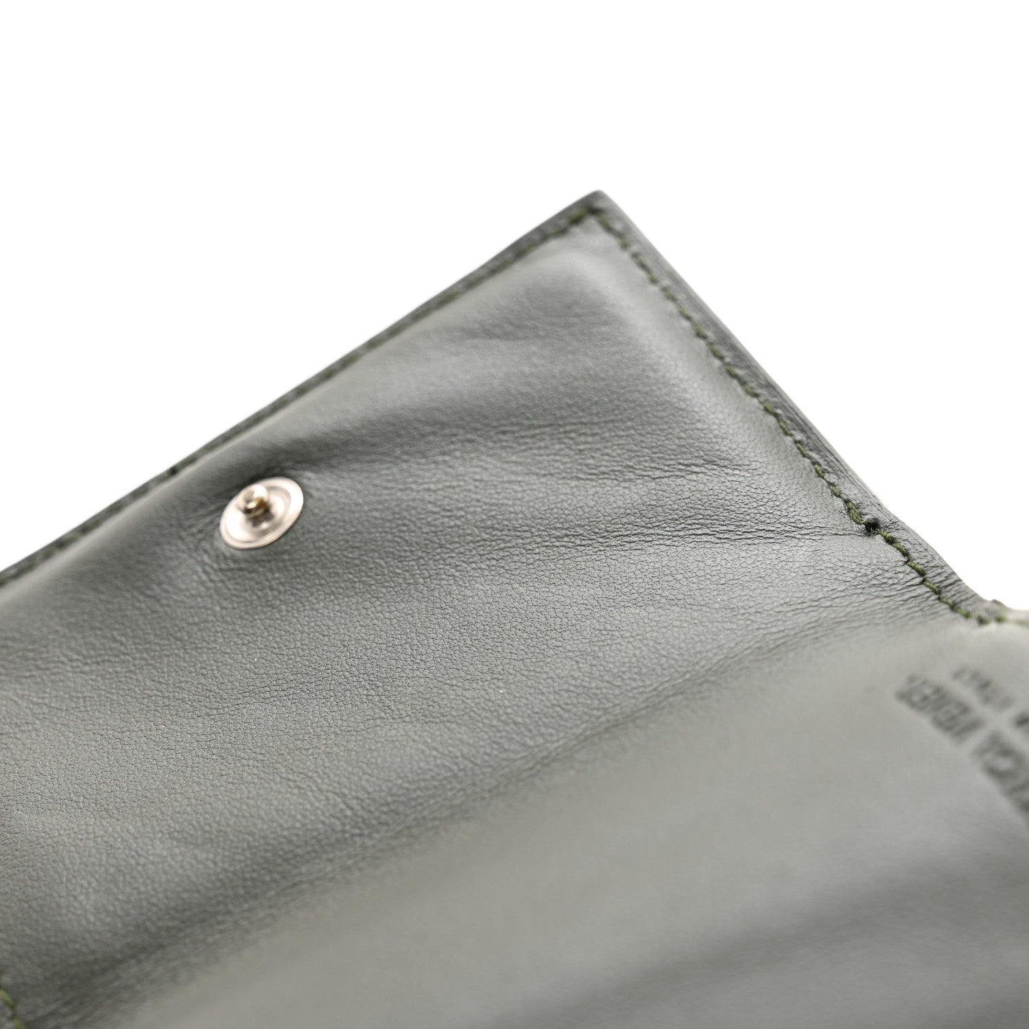 Bottega Veneta Nappa Intrecciato Trifold Wallet Camping 9 of 9