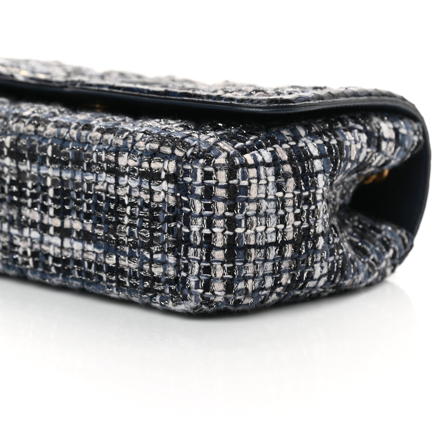 Chanel Tweed Snakeskin Quilted Small CC Filigree Flap Multicolor 9 of 12