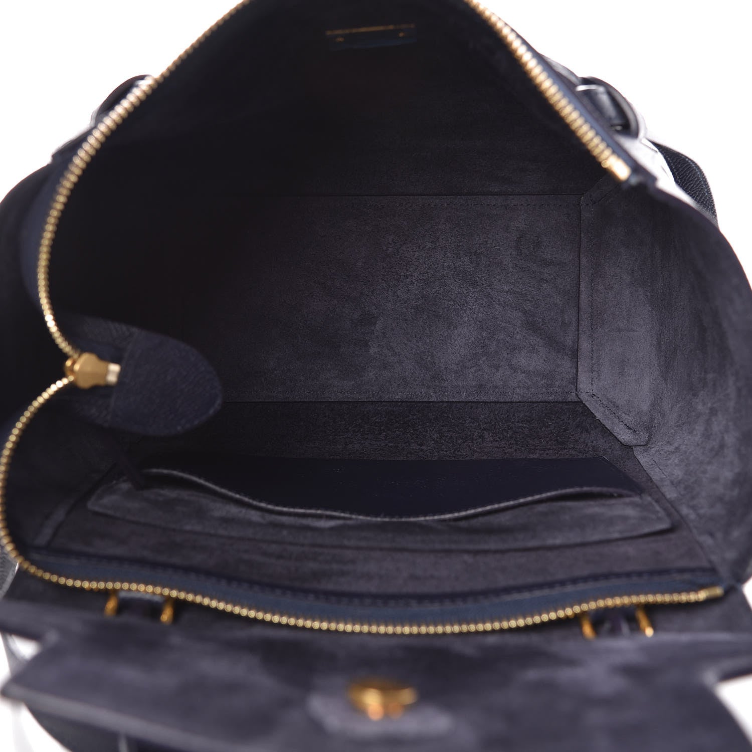 Celine Baby Grained Calfskin Micro Belt Bag Steel Blue 5 of 10