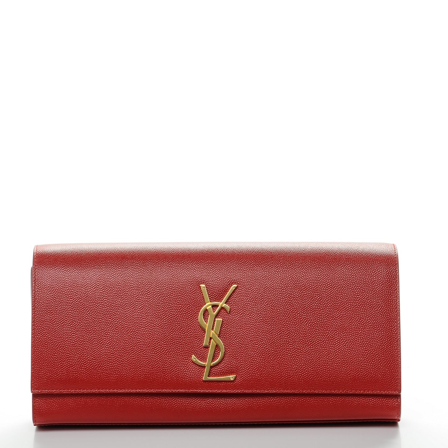 Grain De Poudre Classic Monogram Clutch Red