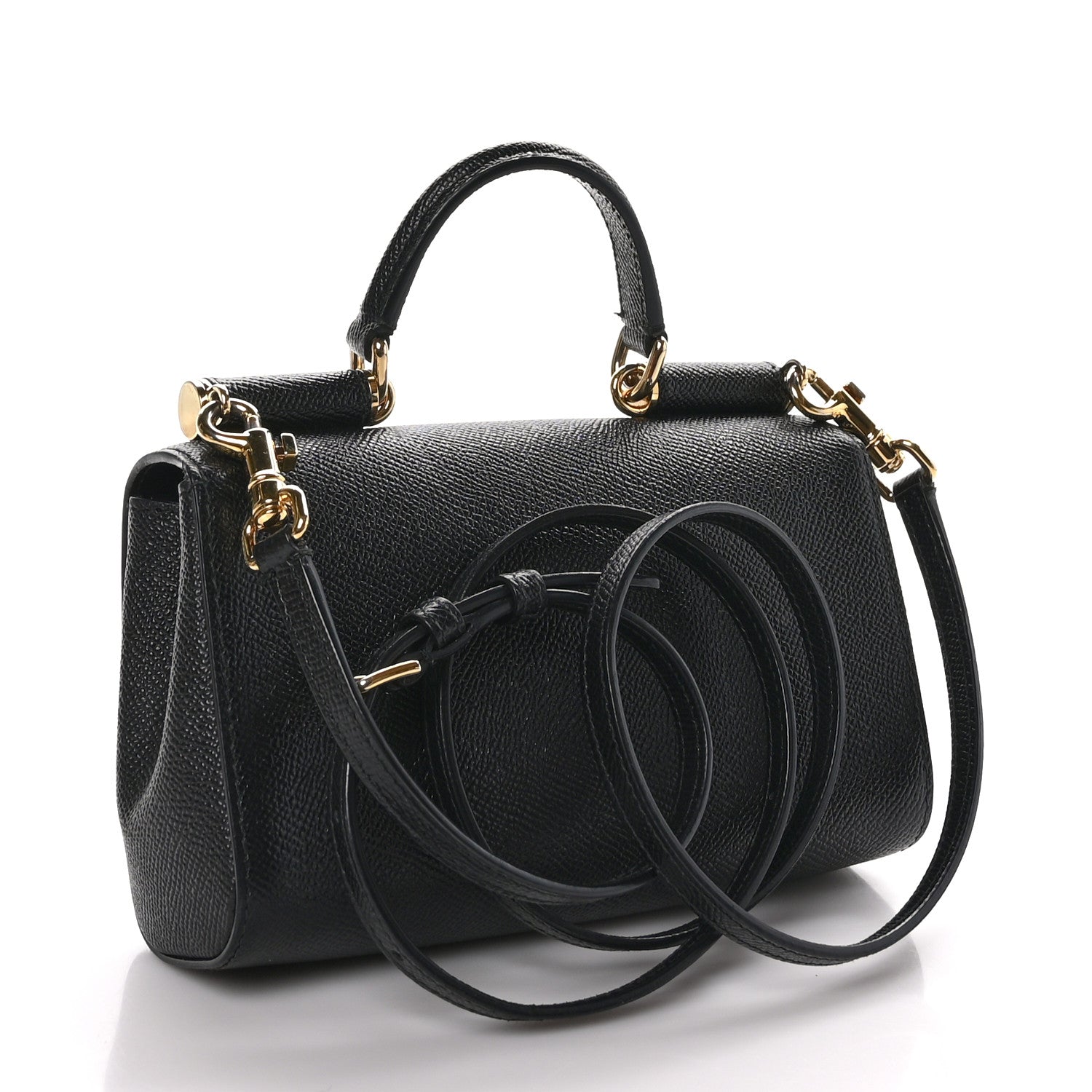 Dolce & Gabbana DOLCE & GABBANA Dauphine Mini Miss Sicily Bag Black 3 of 10