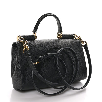 Dolce & Gabbana DOLCE & GABBANA Dauphine Mini Miss Sicily Bag Black 3 of 10