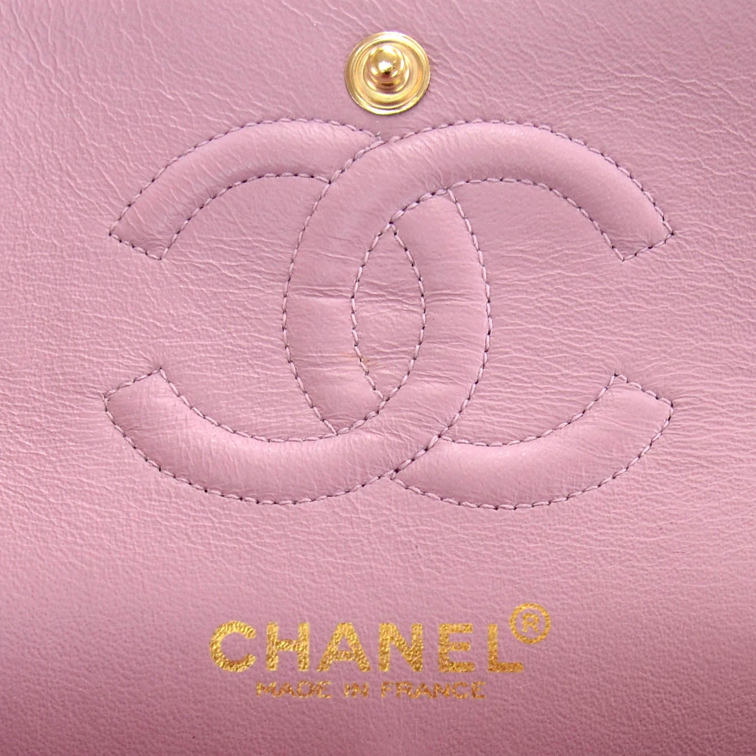 Chanel Lambskin Quilted Small Double Flap Lilac 7 of 9