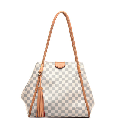 Louis Vuitton Damier Azur Propriano Rose Ballerine 1 of 10