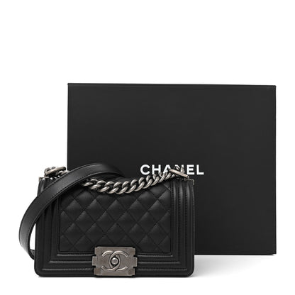 Chanel Caviar Quilted Small Boy Flap Black 11 of 11