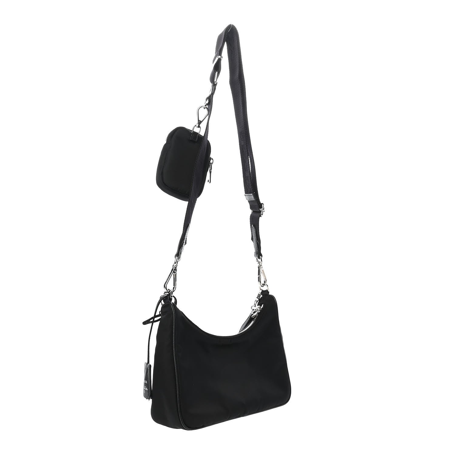 Prada Nylon Re-Edition 2005 Shoulder Bag Black 3 of 10