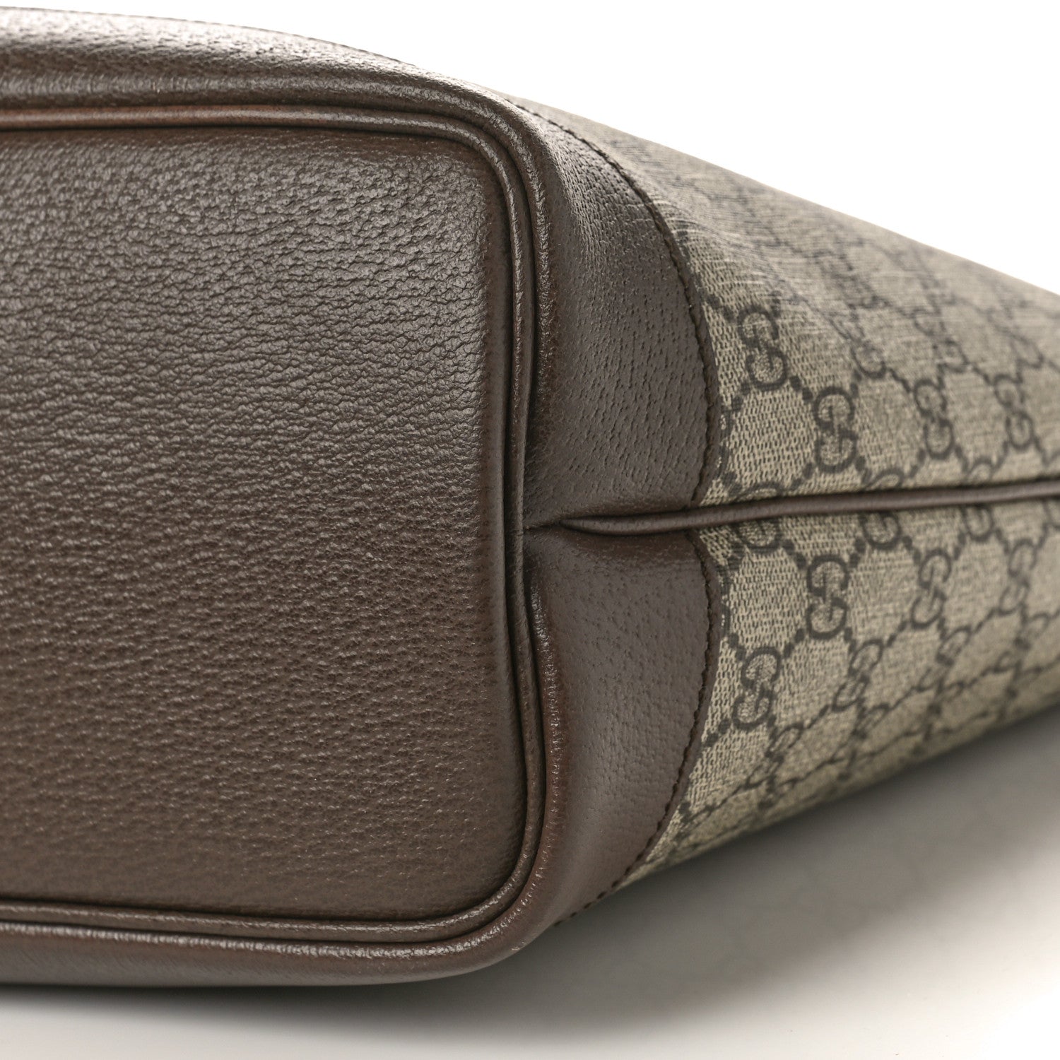 Gucci GG Supreme Monogram Textured Calfskin Medium Ophidia Shoulder Tote Bag Beige Ebony New Acero 8 of 8