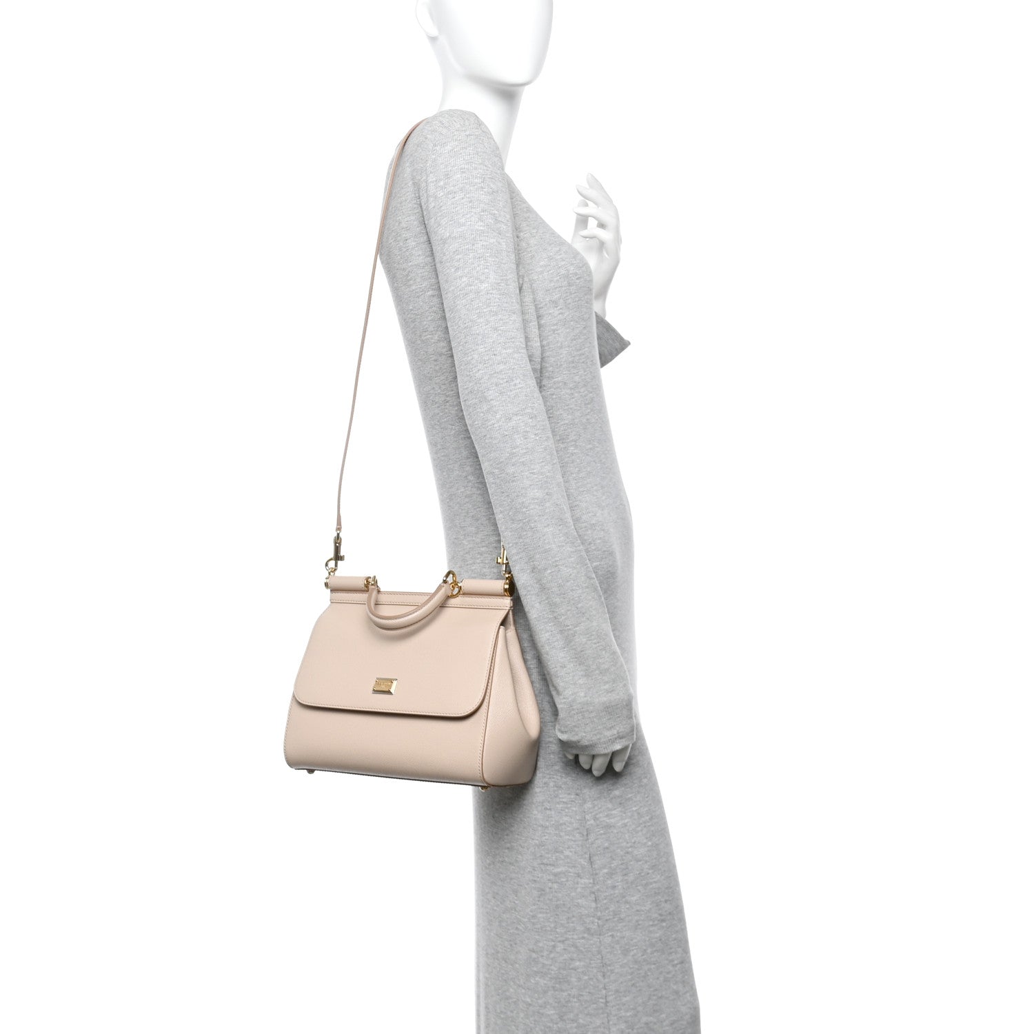 Dolce & Gabbana Dauphine Medium Miss Sicily Satchel Rosa Carne 2 of 10