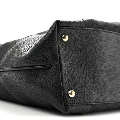 Gucci Monogram Tote Black 9 of 13
