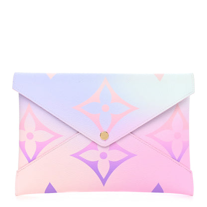 Louis Vuitton Monogram Giant Spring In The City Kirigami Pochette Set Sunrise Pastel Midnight Fuchsia Sunset Kaki 2 of 10