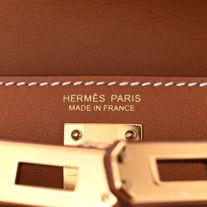 Hermes Swift Kelly Jump Backpack Gold 6 of 11