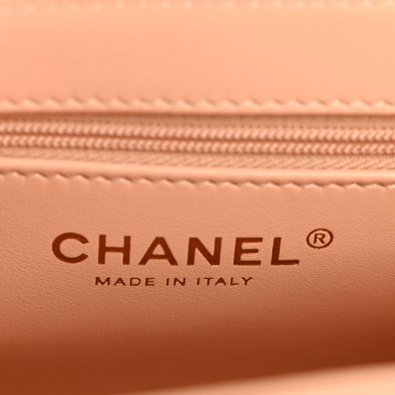 Chanel Shiny Aged Calfskin Quilted Nano Kelly Shopper Beige 6 of 10