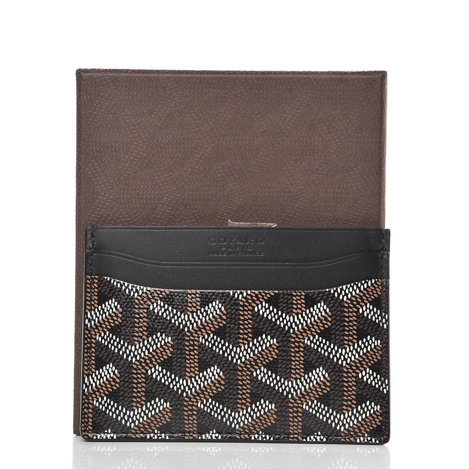 Goyard Goyardine Saint Sulpice Card Holder Black 7 of 7
