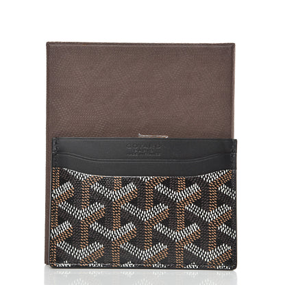 Goyard Goyardine Saint Sulpice Card Holder Black 7 of 7