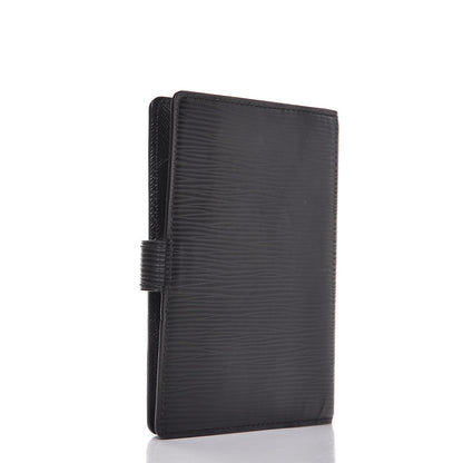 Louis Vuitton Epi Small Ring Agenda Cover Black 3 of 6
