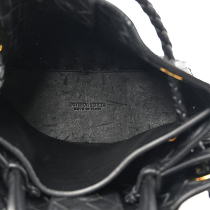 Bottega Veneta Nappa Intrecciato Small Andiamo Shoulder Bag Black 5 of 14