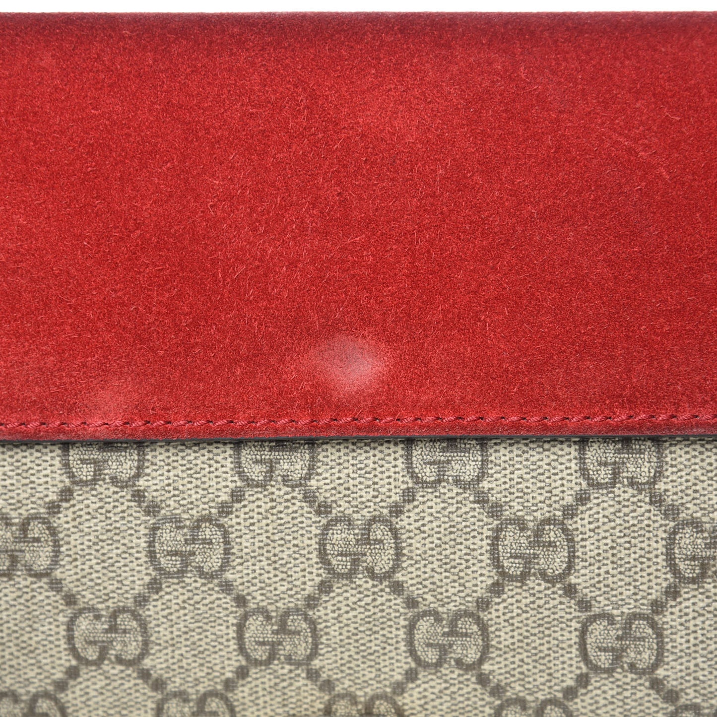 GG Supreme Monogram Small Dionysus Shoulder Bag Red