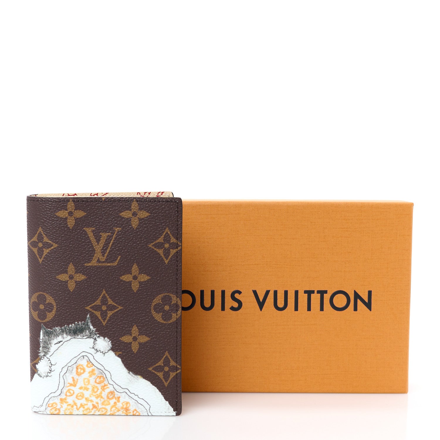 Louis Vuitton Monogram Travels With Grace Coddington Passport Cover 8 of 8