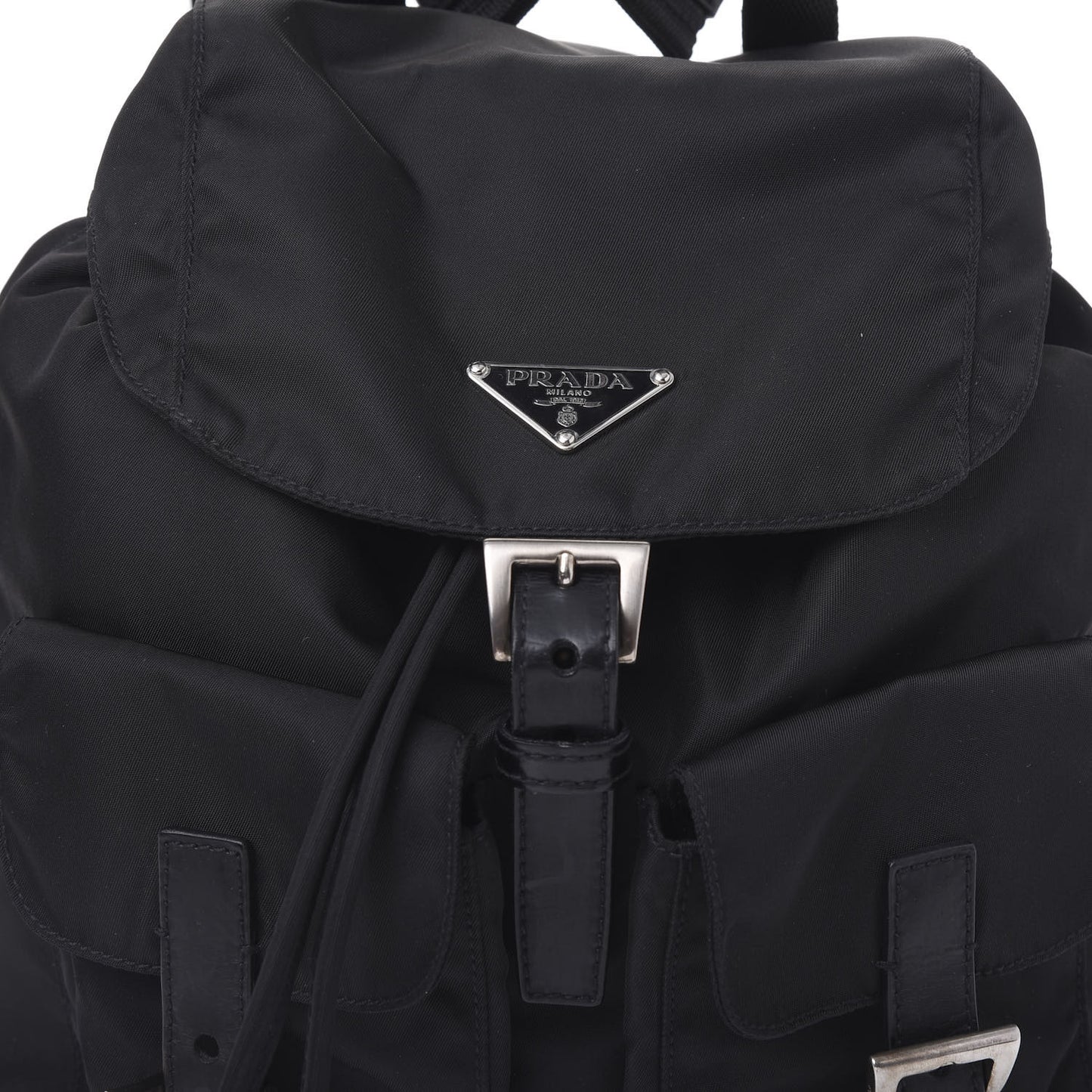 Nylon Vela Medium Backpack Black