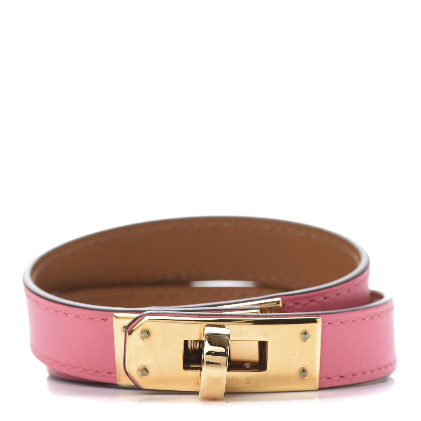 Swift Kelly Double Tour Bracelet T2 Rose Azalee