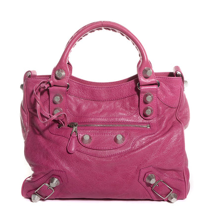Balenciaga Agneau Giant 21 Silver Hardware Velo Cyclamen Fucsia 1 of 10