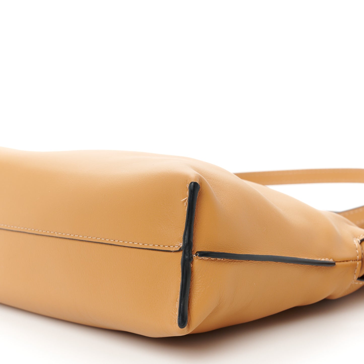 Nappa Flamenco Mini Knot Clutch Warm Desert