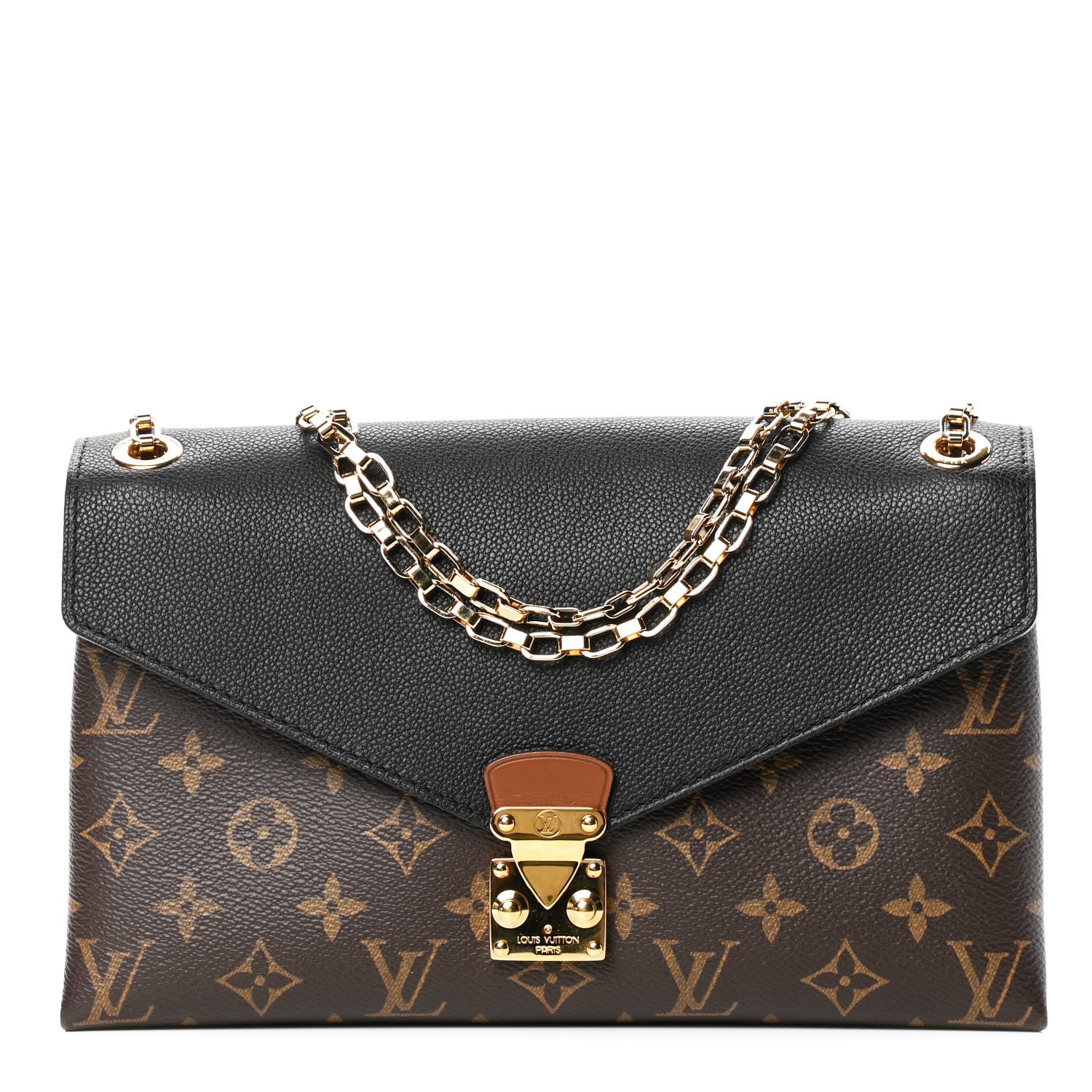 Louis Vuitton Monogram Pallas Chain Black 1 of 4