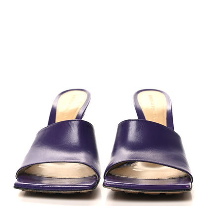 Bottega Veneta Lambskin Stretch Mule Sandals 37 Plum 2 of 9