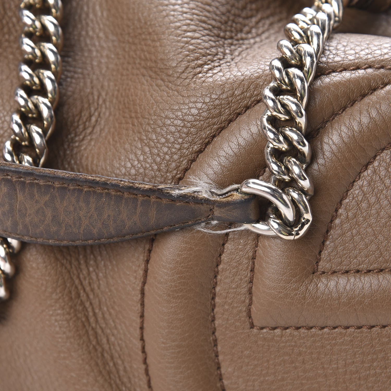 Gucci Cellarius Calfskin Medium Soho Chain Shoulder Bag Acero 20 of 24