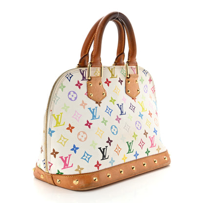Louis Vuitton Monogram Multicolor Alma White 3 of 11