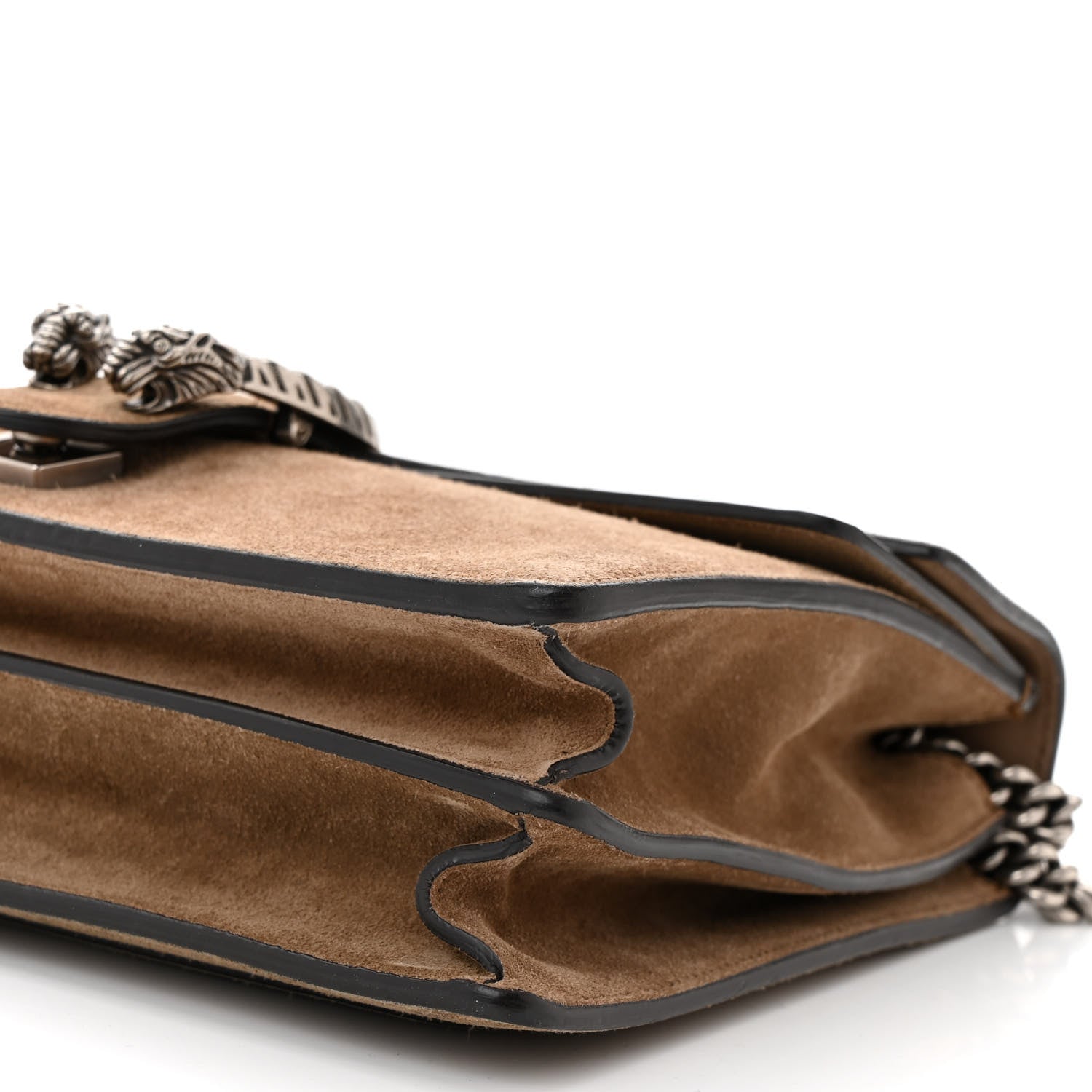 Gucci Suede Medium Dionysus Shoulder Bag Taupe 11 of 12